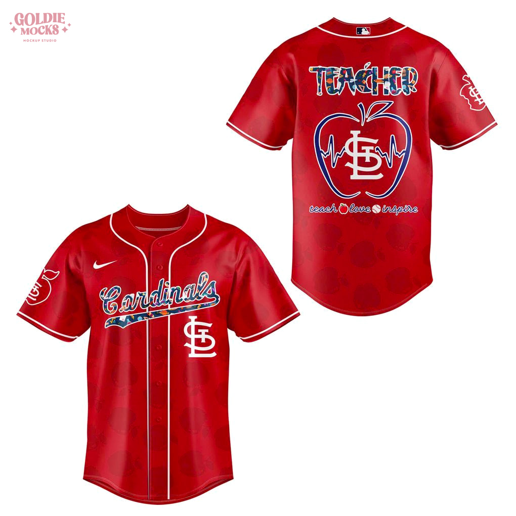 St. Louis Cardinals Teacher Appreciation 2025 Premium Jersey St. Louis Cardinals Teacher Appreciation 2025 Premium Jersey