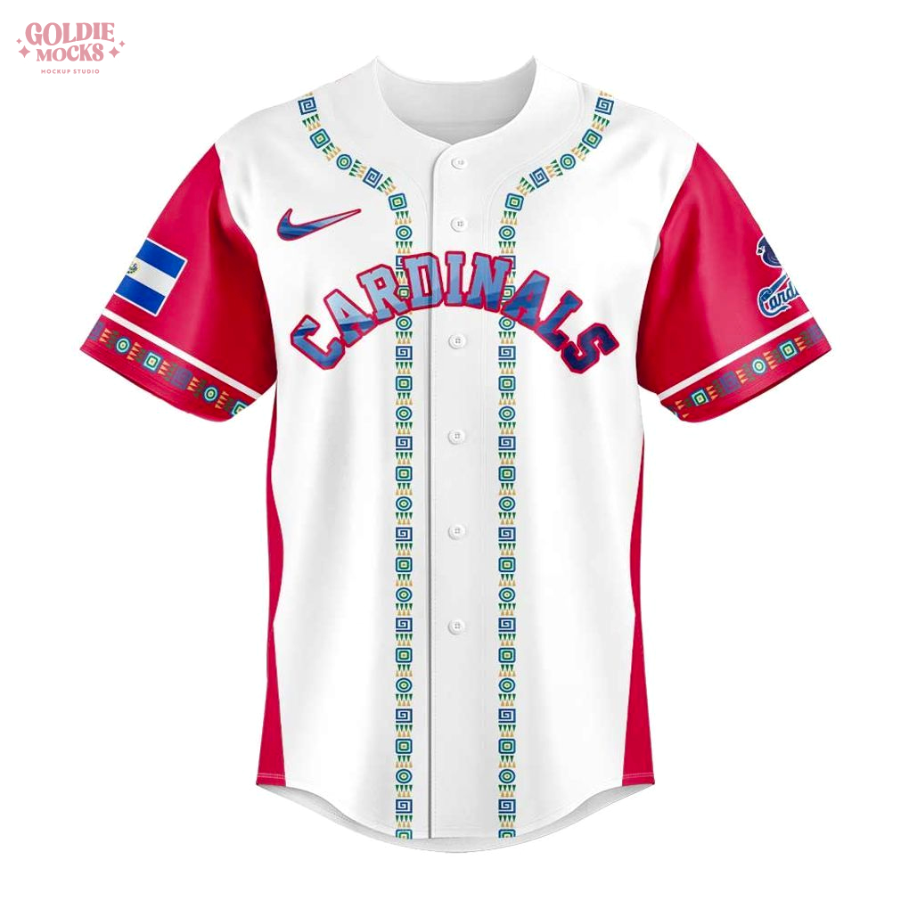 St. Louis Cardinals Salvadoran Heritage Night 2025 Special Jersey St. Louis Cardinals Salvadoran Heritage Night 2025 Special Jersey