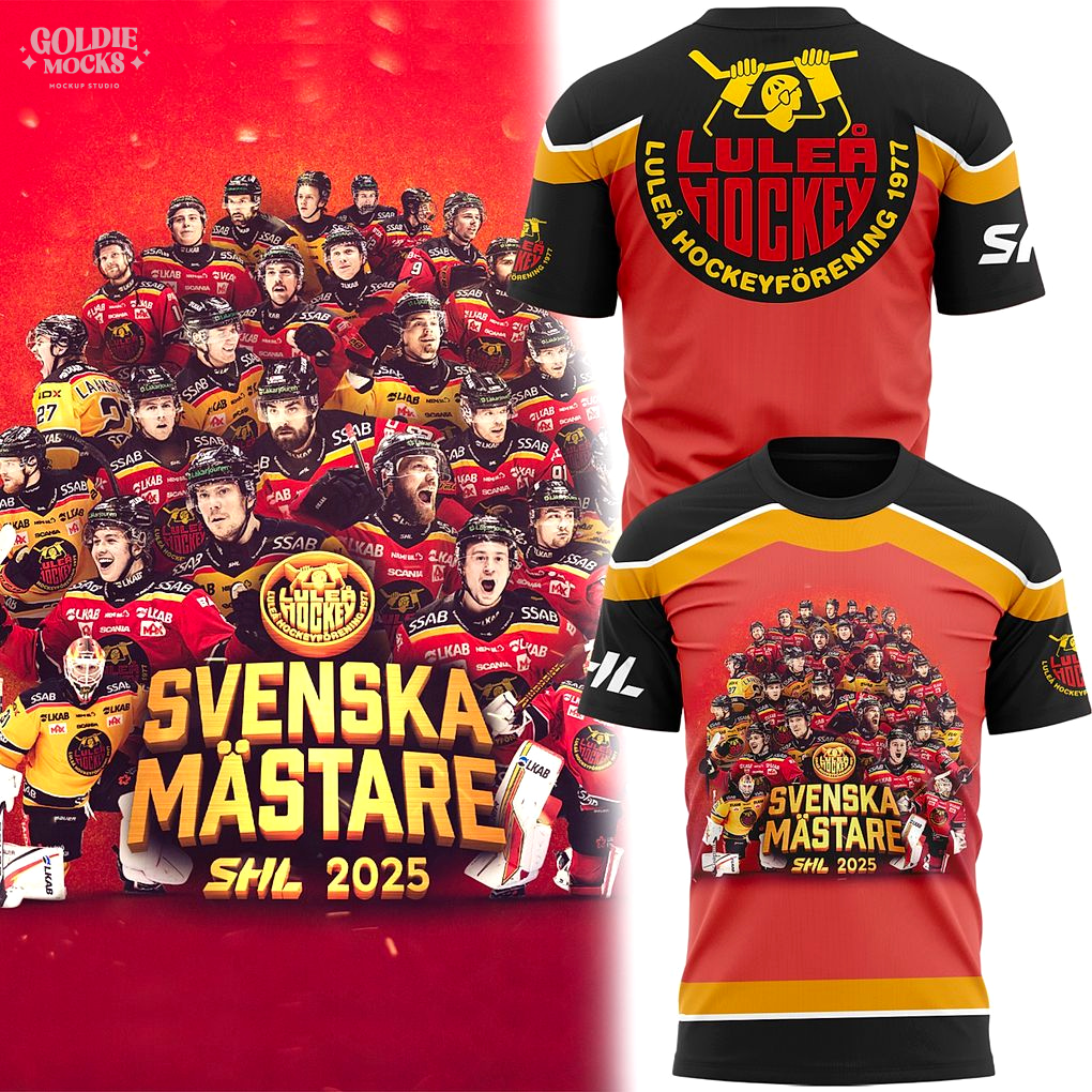 Svenska Mastare SHL 2025 3D T-Shirt Svenska Mastare SHL 2025 3D T-Shirt