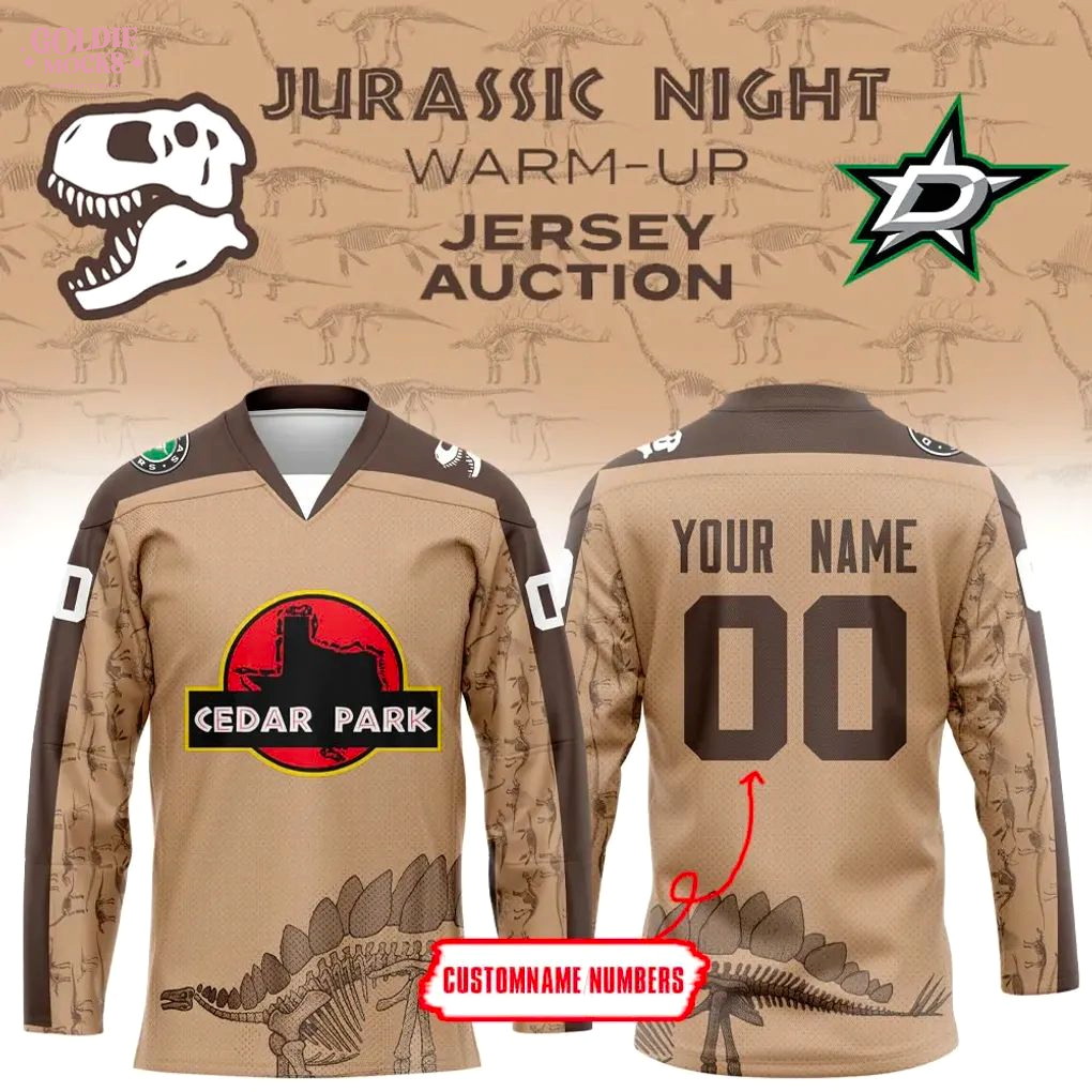Texas Stars Jurassic Night 2025 Jersey Texas Stars Jurassic Night 2025 Jersey
