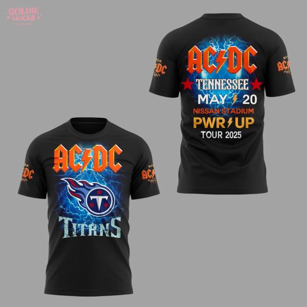 Titans Football x ACDC PWR Up Tour 2025 T-Shirt