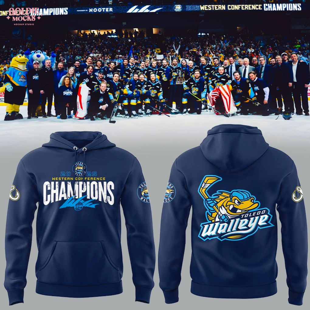 Toledo Walleye 2025 ECHL Champions Special Hoodie Toledo Walleye 2025 ECHL Champions Special Hoodie