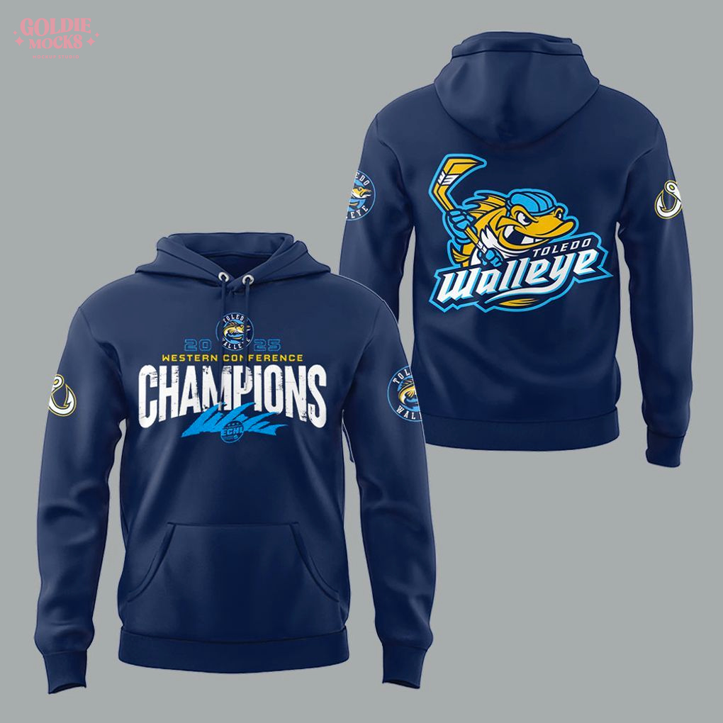 Toledo Walleye 2025 ECHL Champions Special Hoodie Toledo Walleye 2025 ECHL Champions Special Hoodie