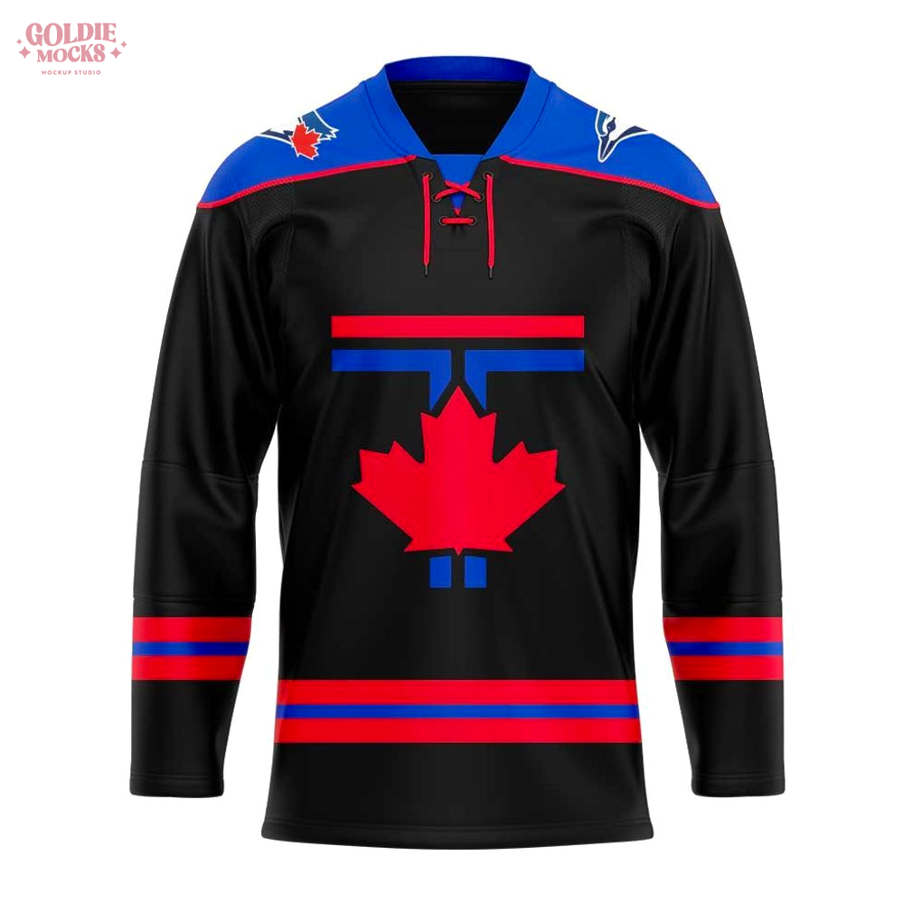 Toronto Blue Jays 2025 City Connect Fridays Hockey Jersey Toronto Blue Jays 2025 City Connect Fridays Hockey Jersey