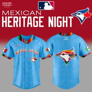Toronto Blue Jays Mexican Heritage Month 2025 Jersey