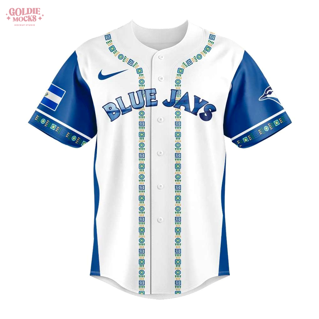 Toronto Blue Jays Salvadoran Heritage Night 2025 Jersey Toronto Blue Jays Salvadoran Heritage Night 2025 Jersey