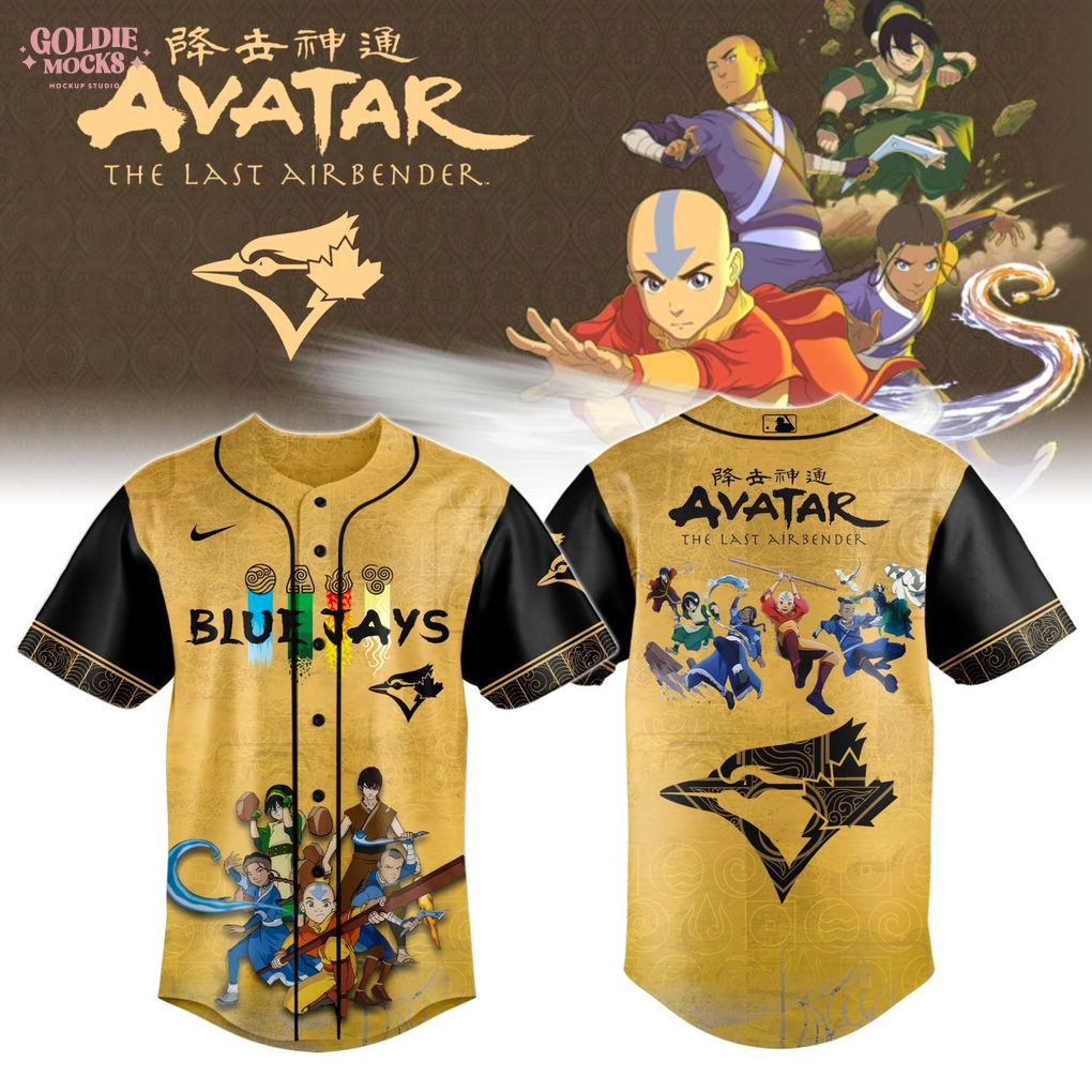 Toronto Blue Jays x Avatar The Last Airbender Exclusive 2025 For Fans Jersey Toronto Blue Jays x Avatar The Last Airbender Exclusive 2025 For Fans Jersey