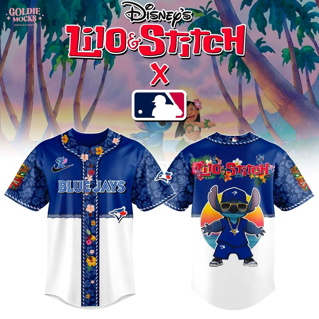 Toronto Blue Jays x Lilo & Stitch Summer 2025 Jersey Toronto Blue Jays x Lilo & Stitch Summer 2025 Jersey