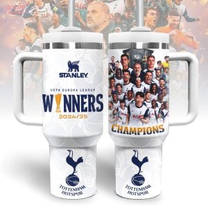 Tottenham Hotspur 2025 Winners UEFA Tumbler
