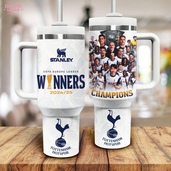 Tottenham Hotspur 2025 Winners UEFA Tumbler