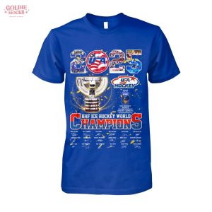 USA Hockey 2025 ICE Hockey World Champions T-Shirt