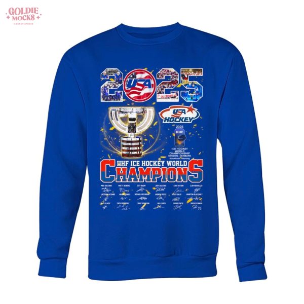 USA Hockey 2025 ICE Hockey World Champions T-Shirt
