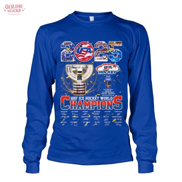 USA Hockey 2025 ICE Hockey World Champions T-Shirt