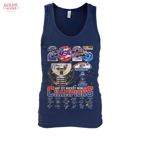 USA Hockey 2025 ICE Hockey World Champions T-Shirt