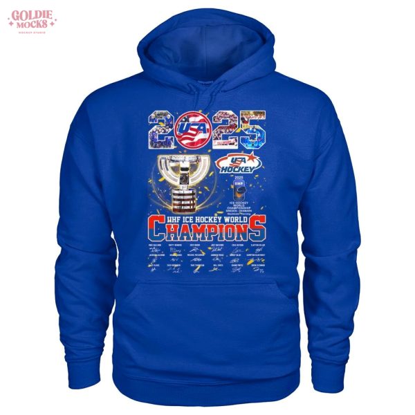 USA Hockey 2025 ICE Hockey World Champions T-Shirt