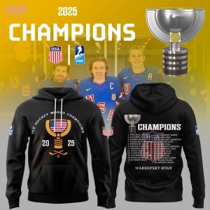 USA Hockey Champions ICE Hockey 2025 Hoodie