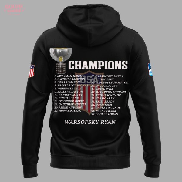 USA Hockey Champions ICE Hockey 2025 Hoodie