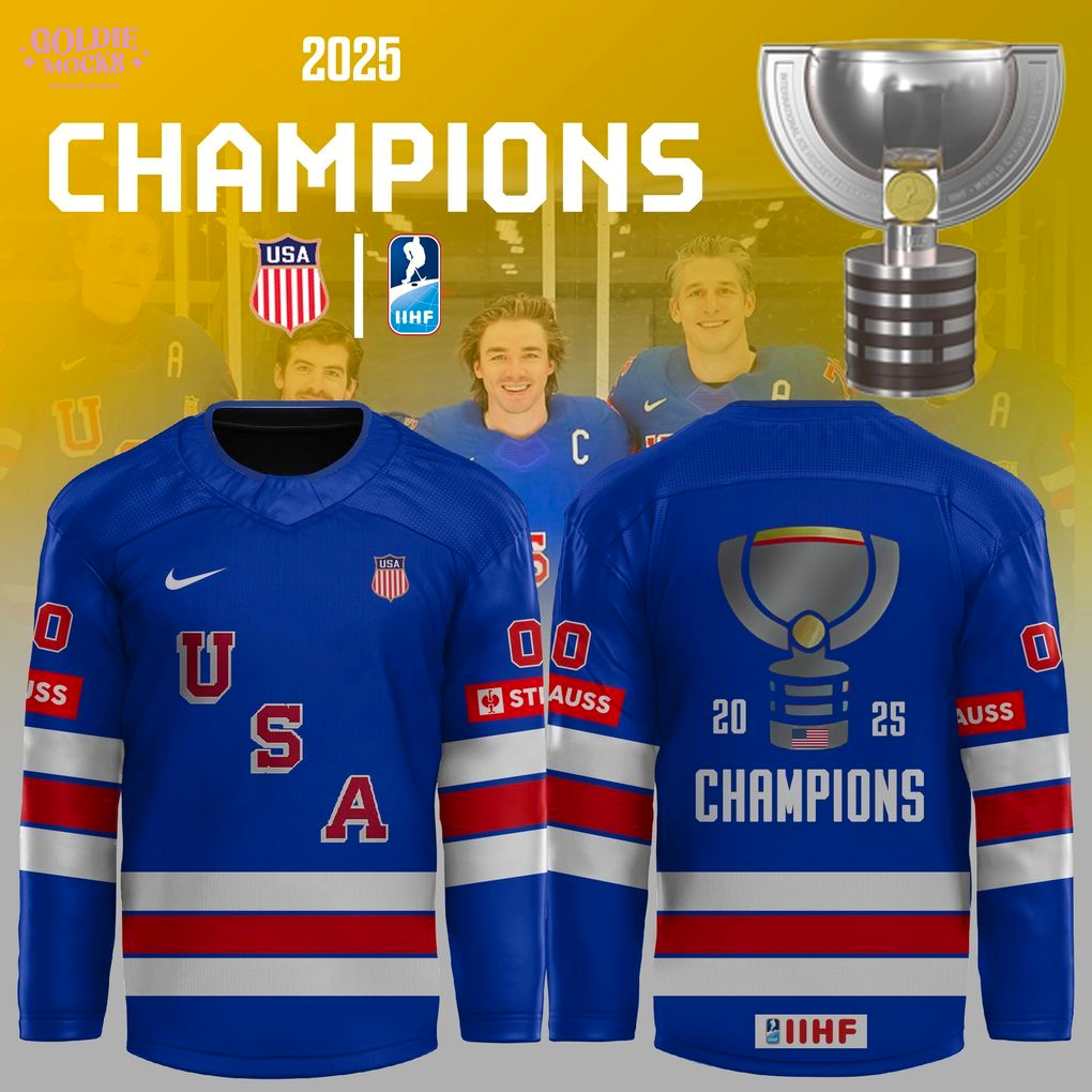 USA Hockey Champions ICE Hockey 2025 Special Jersey USA Hockey Champions ICE Hockey 2025 Special Jersey