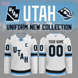 Utah Mammoth Tusks Up 2025 New Collection White Special Hockey Jersey