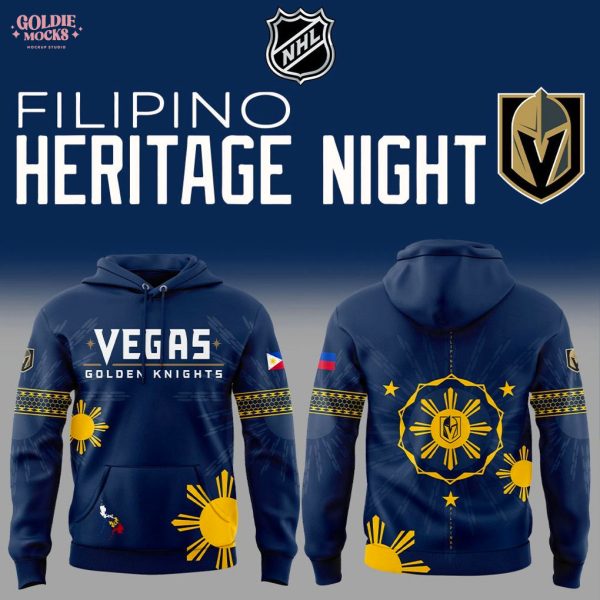 Vegas Golden Knights Filipino Heritage Day 2025 Hoodie