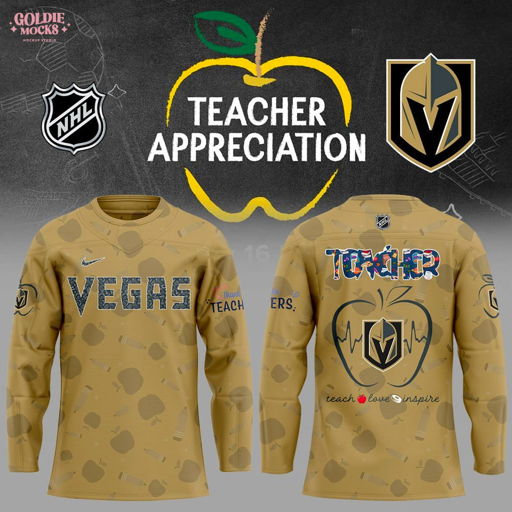 Vegas Golden Knights Teacher Appreciation Day 2025 Special Jersey Vegas Golden Knights Teacher Appreciation Day 2025 Special Jersey