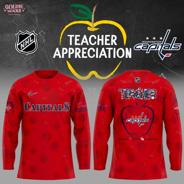 Washington Capitals Teacher Appreciation Day 2025 Jersey
