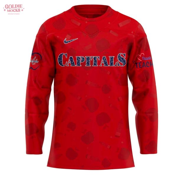 Washington Capitals Teacher Appreciation Day 2025 Jersey