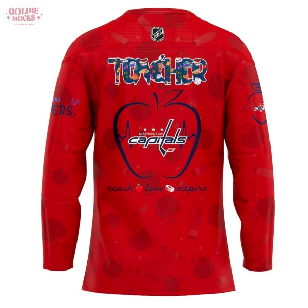 Washington Capitals Teacher Appreciation Day 2025 Jersey