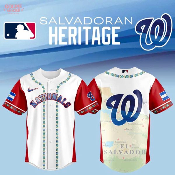 Washington Nationals Salvadoran Heritage Night 2025 Special Jersey