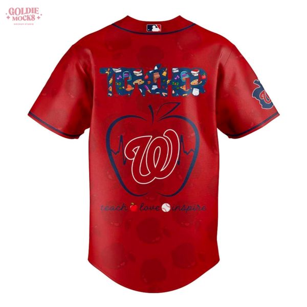 Washington Nationals Teacher Night Day 2025 Jersey