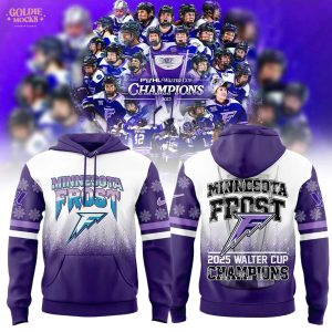 Water Cup Champions 2025 Minnesota Frost Hoodie