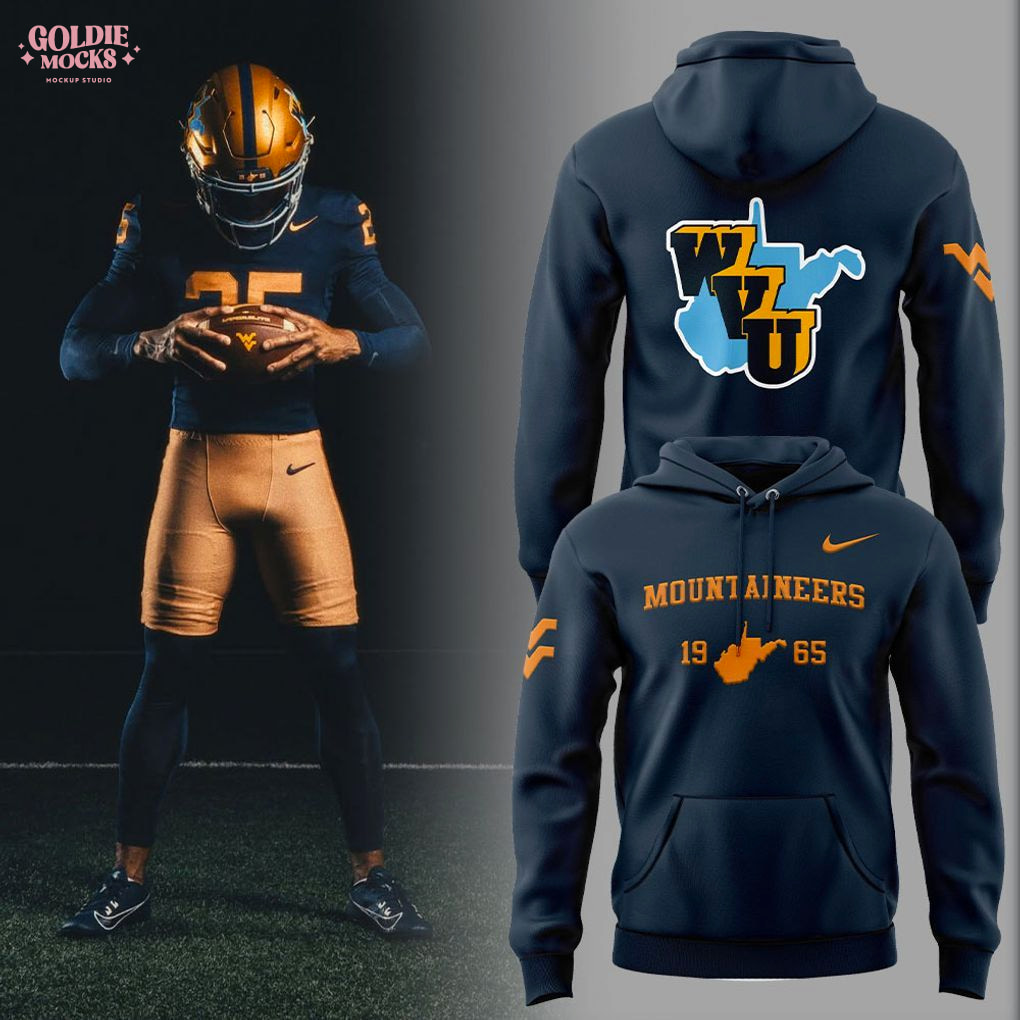 West Virginia Football WVU 60th 2025 New Hoodie West Virginia Football WVU 60th 2025 New Hoodie