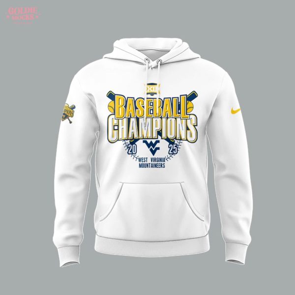 West Virginia Mountaineers Big 12 Champions Teams Hoodie