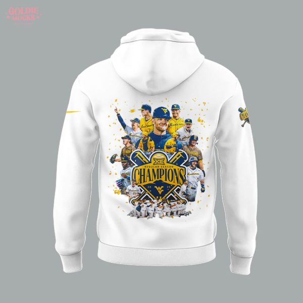 West Virginia Mountaineers Big 12 Champions Teams Hoodie