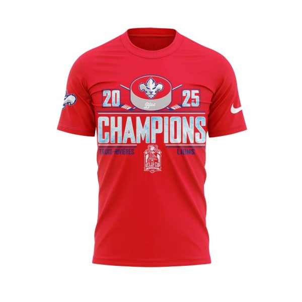 Trois-Rivières Lions 2025 Champions T-Shirt