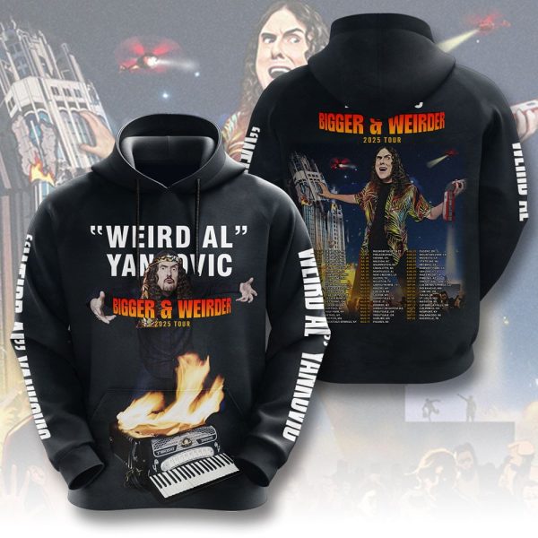 Weird Al Yankovic Bigger & Weirder 2025 Tour T-Shirt