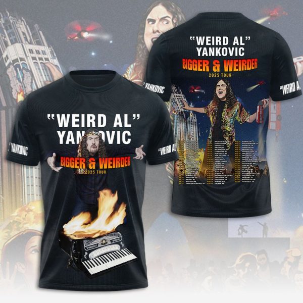 Weird Al Yankovic Bigger & Weirder 2025 Tour T-Shirt