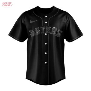 2025 Houston Astros Back In Black Jersey
