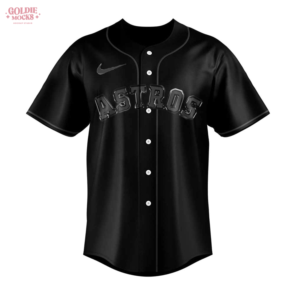 2025 Houston Astros Back In Black Jersey 2025 Houston Astros Back In Black Jersey