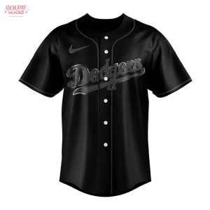 2025 Los Angeles Dodgers Back In Black Jersey