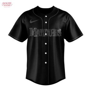 2025 Seattle Mariners Back In Black Jersey