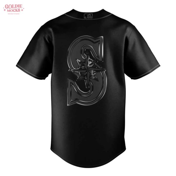 2025 Seattle Mariners Back In Black Jersey