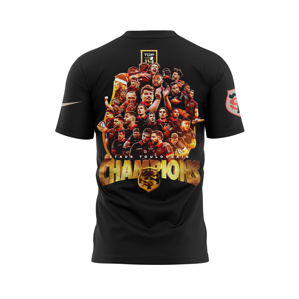 Édition limitée Stade Toulousain Rugby 24X Champions T-Shirt Édition limitée Stade Toulousain Rugby 24X Champions T-Shirt