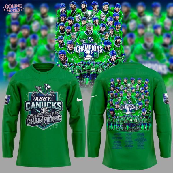 Abbotsford Canucks 2025 Calder Cup Champions Hockey Jersey