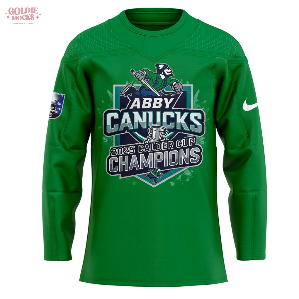 Abbotsford Canucks 2025 Calder Cup Champions Hockey Jersey Abbotsford Canucks 2025 Calder Cup Champions Hockey Jersey