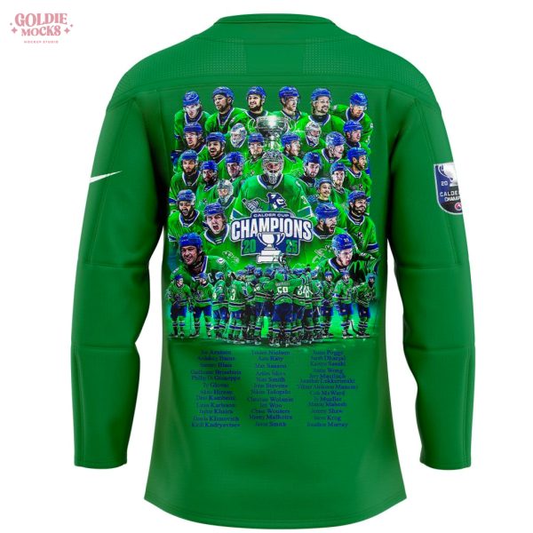 Abbotsford Canucks 2025 Calder Cup Champions Hockey Jersey