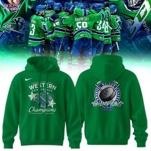 Abbotsford Canucks 2025 Western Conference Champions For Fans Hoodie