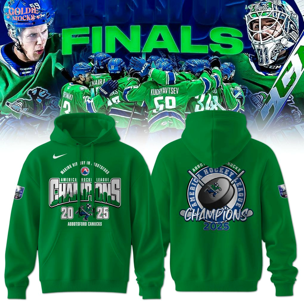 Abbotsford Canucks Calder Cup 2025 Champions Hoodie Abbotsford Canucks Calder Cup 2025 Champions Hoodie