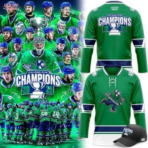Abbotsford Canucks x Calder Cup Champions Hockey Jersey 2025