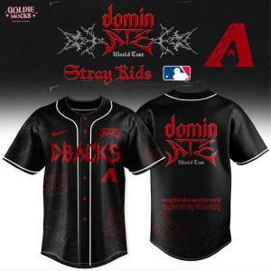 Arizona Diamondbacks x Stray Kids Dominate World Tour 2025 All Team Jersey